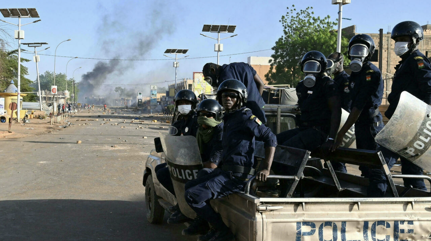 Security forces in Niamey, Niger (AFP)