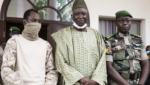Mali junta leader Col. Assimi Goita, with Bah Ndaw and Col. Malick Diaw