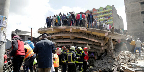 Kenya Kiambu building collapse: Rescue efforts under way